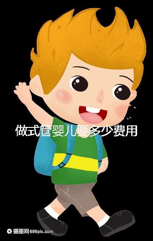 做式管嬰兒要多少費用