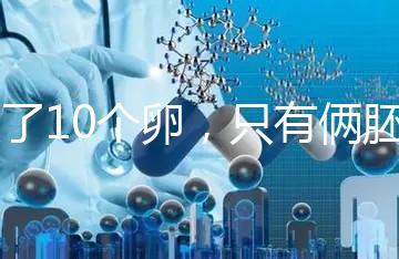 取了10個(gè)卵，只有倆胚胎？卵都去哪了？
