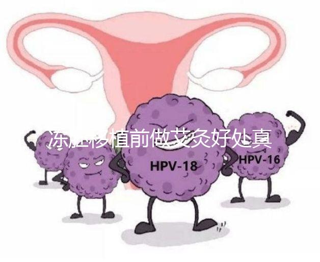 凍胚移植前做艾灸好處真不少，除了幫助著床還有這些作用