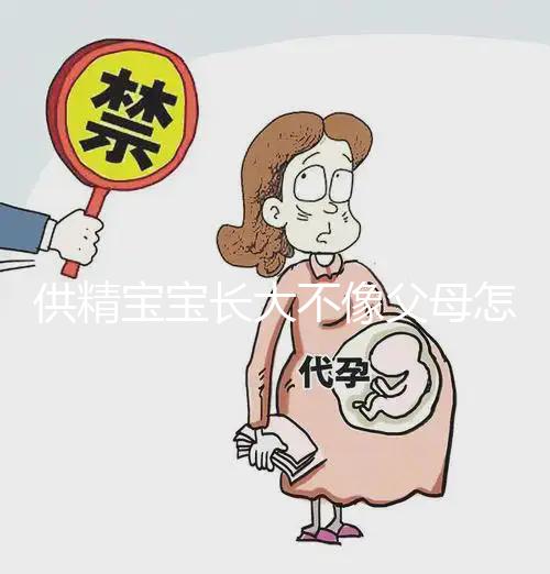 供精寶寶長大不像父母怎么辦?以后慢慢像爸爸也不無可能