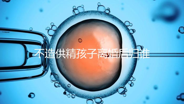 不造供精孩子離婚后歸誰，撫養權爭奪戰法院一般這么判