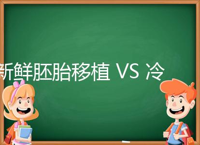 新鮮胚胎移植 VS 冷凍胚胎移植，我應該怎么選？