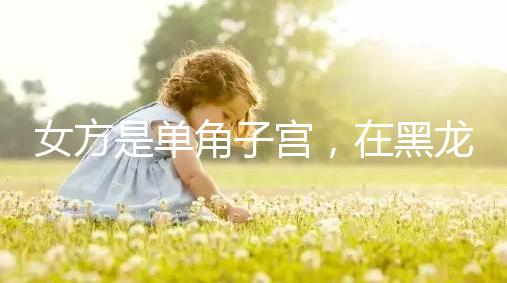 女方是單角子宮，在黑龍江雙城能不能做試管嬰兒？