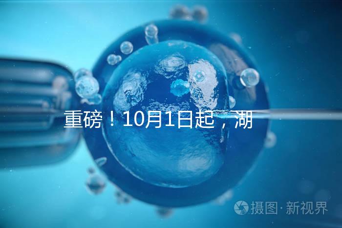 重磅！10月1日起，湖南省試管嬰兒納入醫(yī)保報(bào)銷(xiāo)（附29家醫(yī)保定點(diǎn)醫(yī)院）