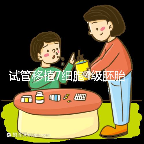 試管移植7細胞4級胚胎能否成活，還得看是否屬于優胚
