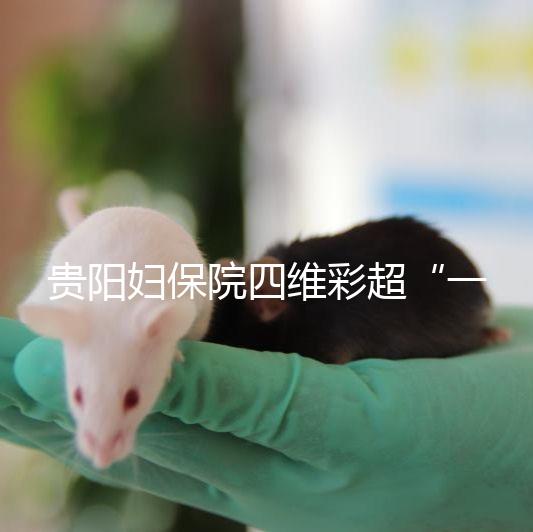 貴陽婦保院四維彩超“一號難排”，這幾家醫院可直接預約